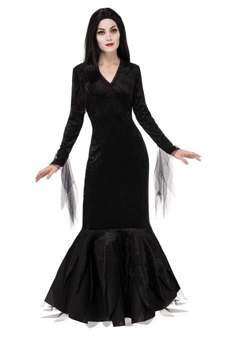 morticia addams costume|authentic addams family costumes.